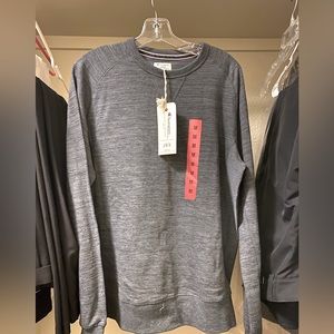 Mens stealth grey crewneck sweater (M)